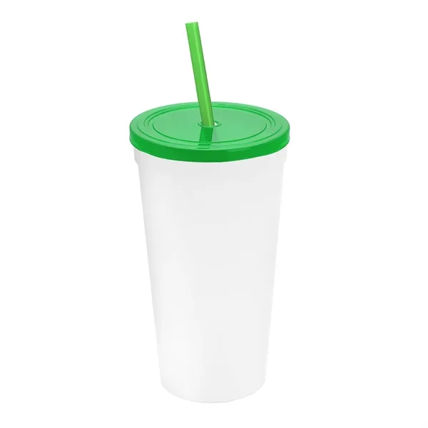 24 Oz. Stadium Cup With Straw And Lid... from ASI 40480 Koozie Group
