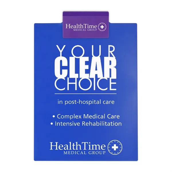 Letter clipboard holds an 8 1/2" x 11" writing pad with... from ASI 40480 Koozie Group