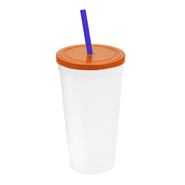 24 Oz. Stadium Cup With Straw And Lid... from ASI 40480 Koozie Group