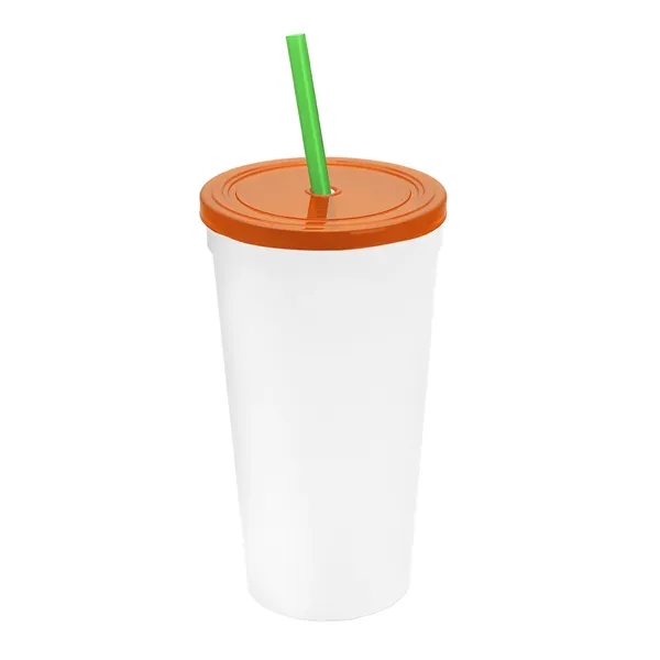 24 Oz. Stadium Cup With Straw And Lid... from ASI 40480 Koozie Group