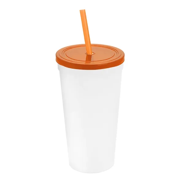 24 Oz. Stadium Cup With Straw And Lid... from ASI 40480 Koozie Group