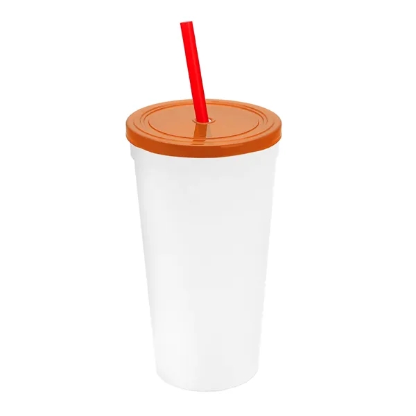 24 Oz. Stadium Cup With Straw And Lid... from ASI 40480 Koozie Group