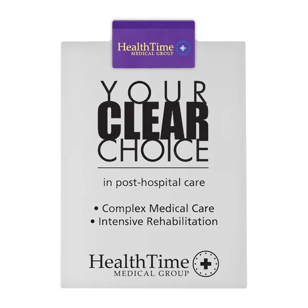 Letter clipboard holds an 8 1/2" x 11" writing pad with... from ASI 40480 Koozie Group