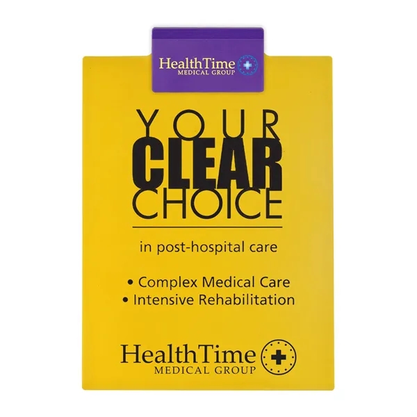 Letter clipboard holds an 8 1/2" x 11" writing pad with... from ASI 40480 Koozie Group