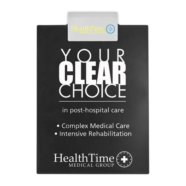 Letter clipboard holds an 8 1/2" x 11" writing pad with... from ASI 40480 Koozie Group