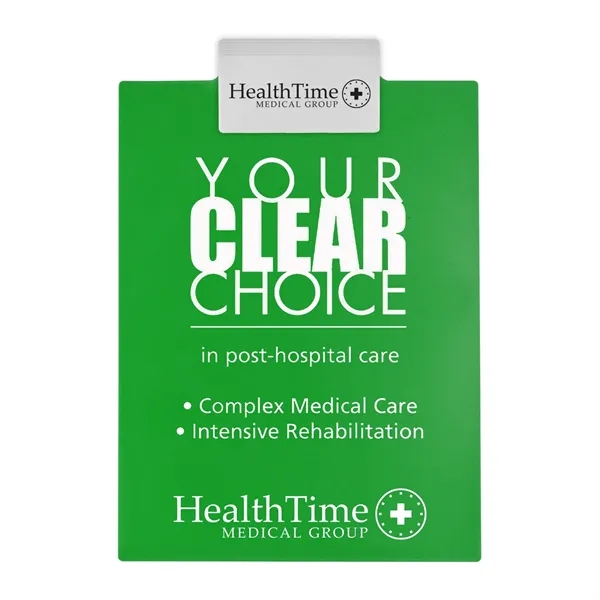 Letter clipboard holds an 8 1/2" x 11" writing pad with... from ASI 40480 Koozie Group