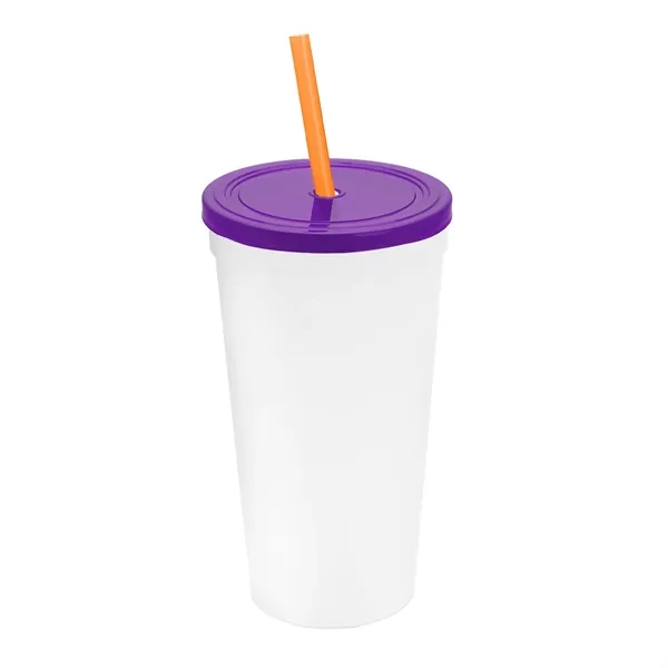 24 Oz. Stadium Cup With Straw And Lid... from ASI 40480 Koozie Group