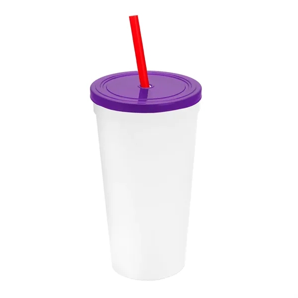 24 Oz. Stadium Cup With Straw And Lid... from ASI 40480 Koozie Group