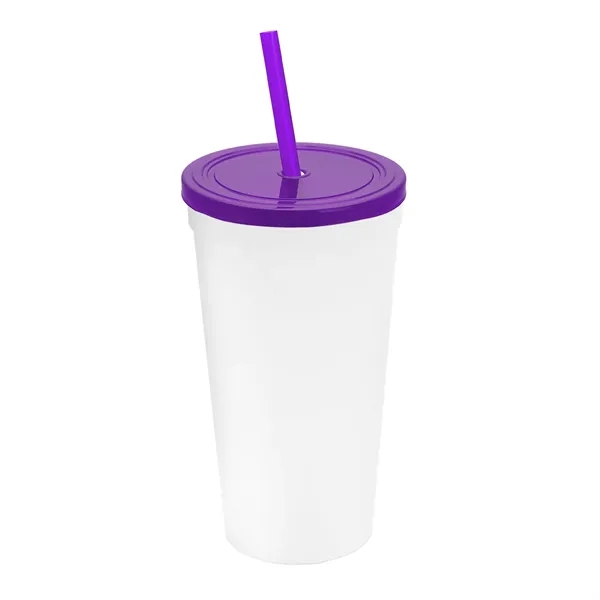 24 Oz. Stadium Cup With Straw And Lid... from ASI 40480 Koozie Group