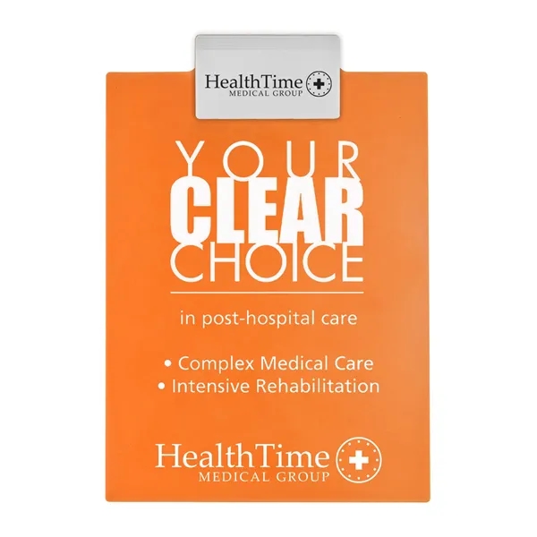 Letter clipboard holds an 8 1/2" x 11" writing pad with... from ASI 40480 Koozie Group