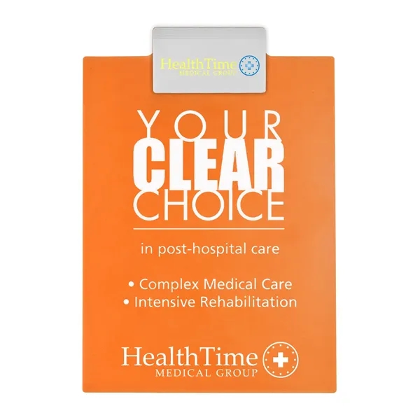 Letter clipboard holds an 8 1/2" x 11" writing pad with... from ASI 40480 Koozie Group