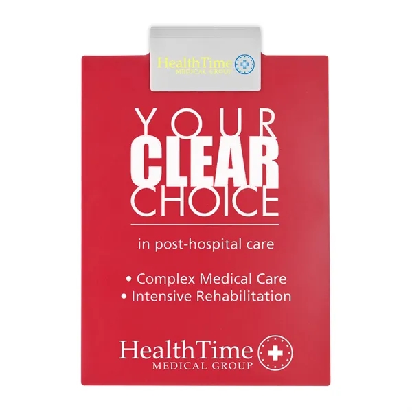 Letter clipboard holds an 8 1/2" x 11" writing pad with... from ASI 40480 Koozie Group