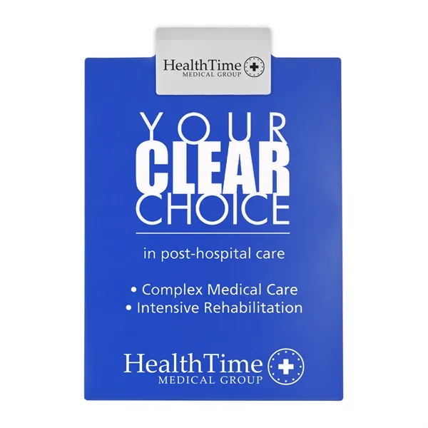 Letter clipboard holds an 8 1/2" x 11" writing pad with... from ASI 40480 Koozie Group