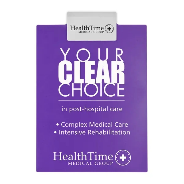 Letter clipboard holds an 8 1/2" x 11" writing pad with... from ASI 40480 Koozie Group