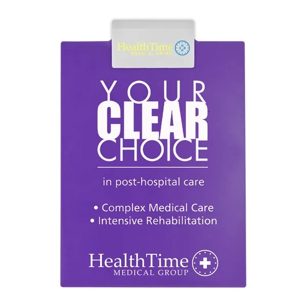 Letter clipboard holds an 8 1/2" x 11" writing pad with... from ASI 40480 Koozie Group