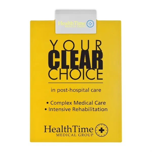 Letter clipboard holds an 8 1/2" x 11" writing pad with... from ASI 40480 Koozie Group