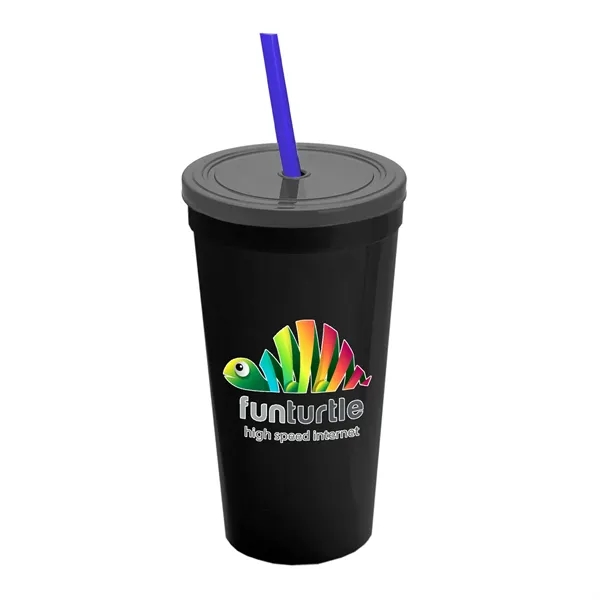 24 Oz. Stadium Cup With Straw And Lid... from ASI 40480 Koozie Group