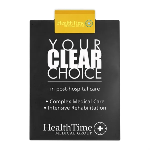 Letter clipboard holds an 8 1/2" x 11" writing pad with... from ASI 40480 Koozie Group