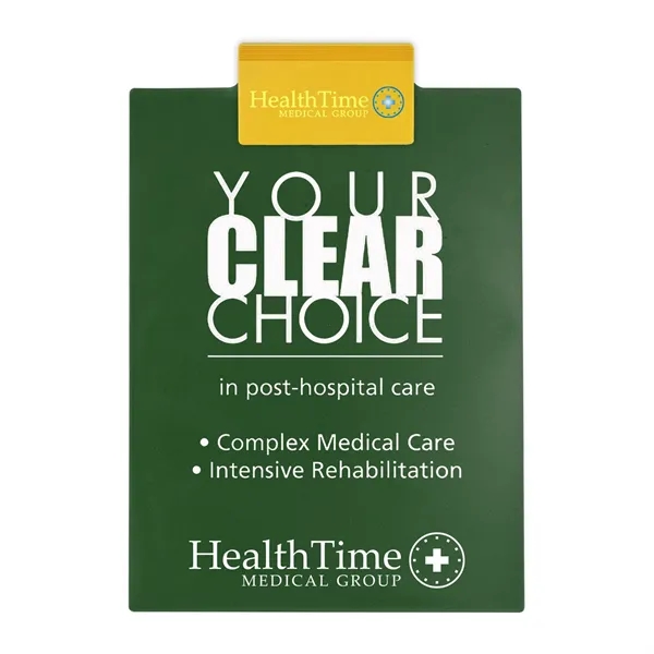 Letter clipboard holds an 8 1/2" x 11" writing pad with... from ASI 40480 Koozie Group