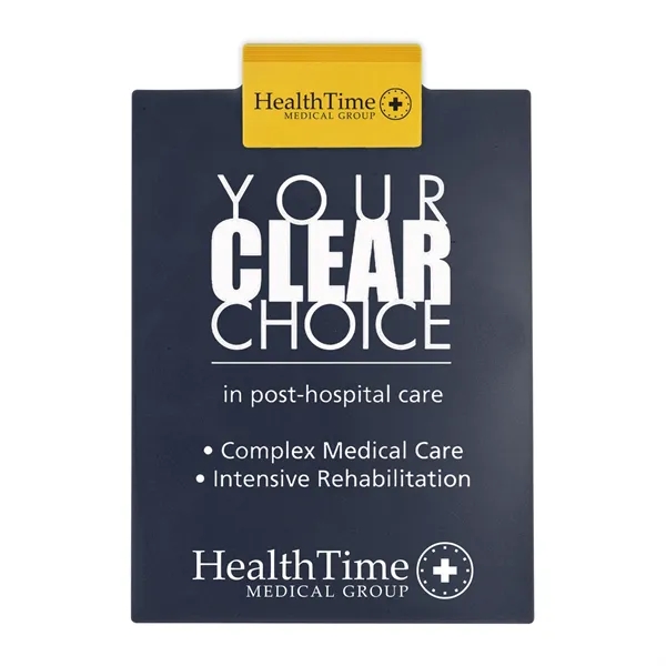 Letter clipboard holds an 8 1/2" x 11" writing pad with... from ASI 40480 Koozie Group