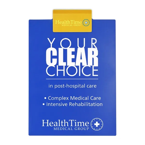 Letter clipboard holds an 8 1/2" x 11" writing pad with... from ASI 40480 Koozie Group