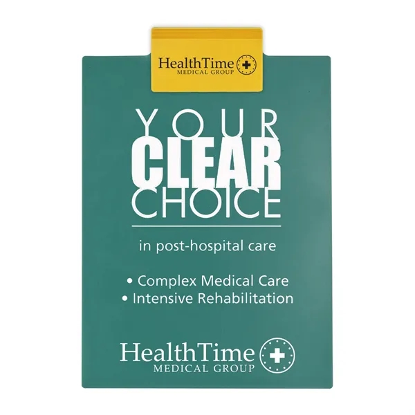 Letter clipboard holds an 8 1/2" x 11" writing pad with... from ASI 40480 Koozie Group