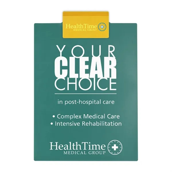 Letter clipboard holds an 8 1/2" x 11" writing pad with... from ASI 40480 Koozie Group