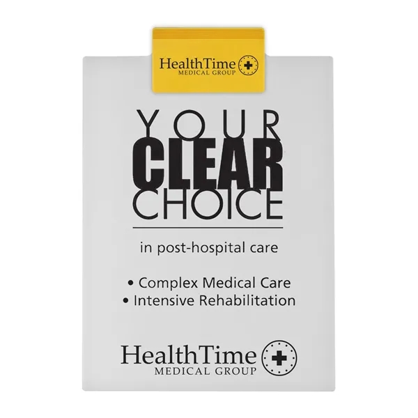 Letter clipboard holds an 8 1/2" x 11" writing pad with... from ASI 40480 Koozie Group