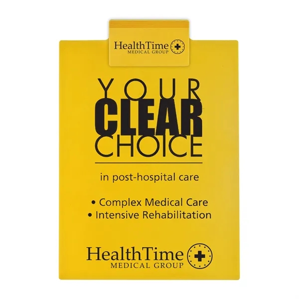 Letter clipboard holds an 8 1/2" x 11" writing pad with... from ASI 40480 Koozie Group