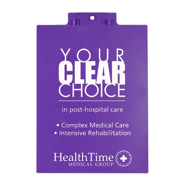 Letter clipboard holds an 8 1/2" x 11" writing pad with... from ASI 40480 Koozie Group