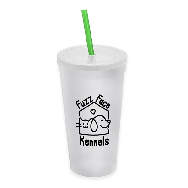 24 Oz. Stadium Cup With Straw And Lid... from ASI 40480 Koozie Group