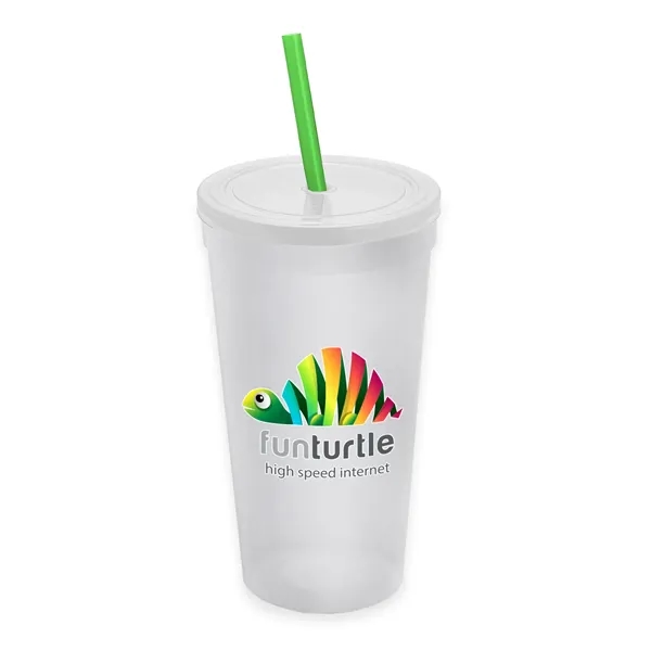 24 Oz. Stadium Cup With Straw And Lid... from ASI 40480 Koozie Group