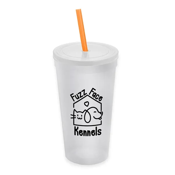 24 Oz. Stadium Cup With Straw And Lid... from ASI 40480 Koozie Group