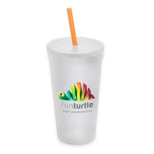 24 Oz. Stadium Cup With Straw And Lid... from ASI 40480 Koozie Group