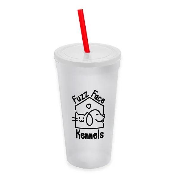 24 Oz. Stadium Cup With Straw And Lid... from ASI 40480 Koozie Group