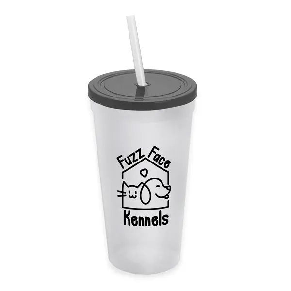 24 Oz. Stadium Cup With Straw And Lid... from ASI 40480 Koozie Group