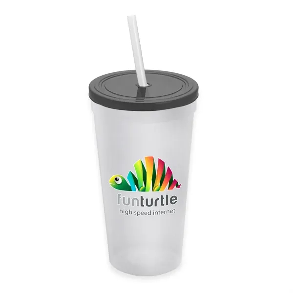 24 Oz. Stadium Cup With Straw And Lid... from ASI 40480 Koozie Group