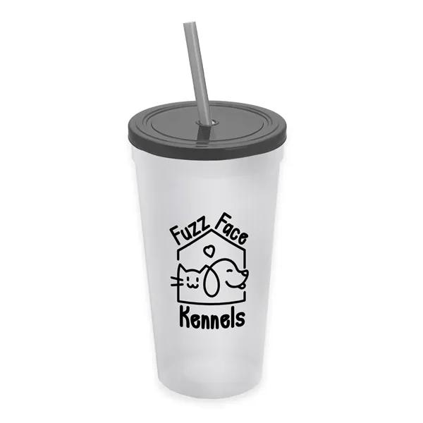 24 Oz. Stadium Cup With Straw And Lid... from ASI 40480 Koozie Group
