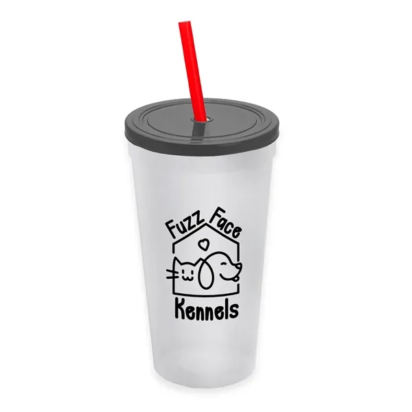 24 Oz. Stadium Cup With Straw And Lid... from ASI 40480 Koozie Group