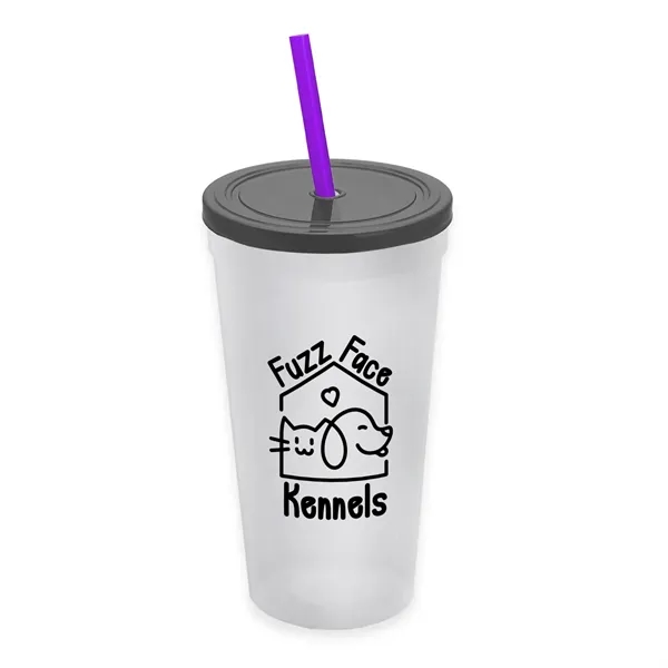 24 Oz. Stadium Cup With Straw And Lid... from ASI 40480 Koozie Group