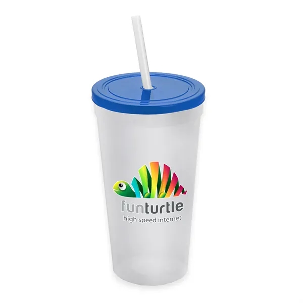 24 Oz. Stadium Cup With Straw And Lid... from ASI 40480 Koozie Group