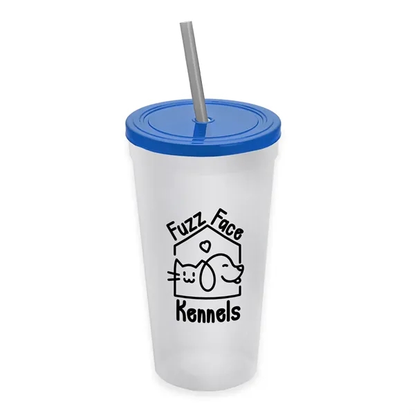 24 Oz. Stadium Cup With Straw And Lid... from ASI 40480 Koozie Group