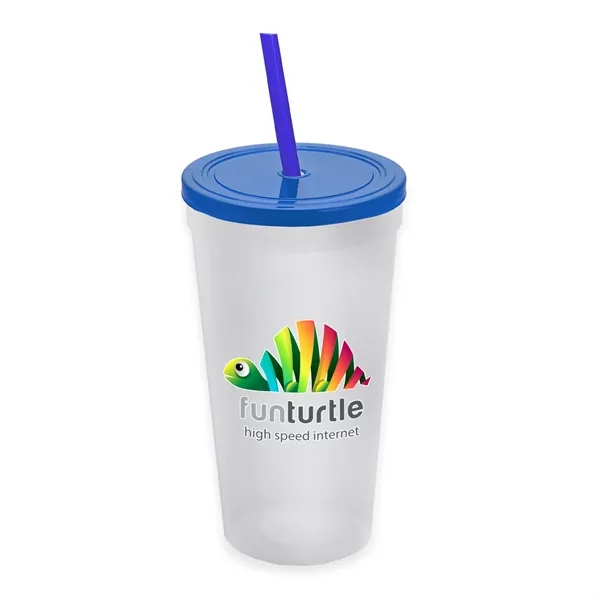 24 Oz. Stadium Cup With Straw And Lid... from ASI 40480 Koozie Group