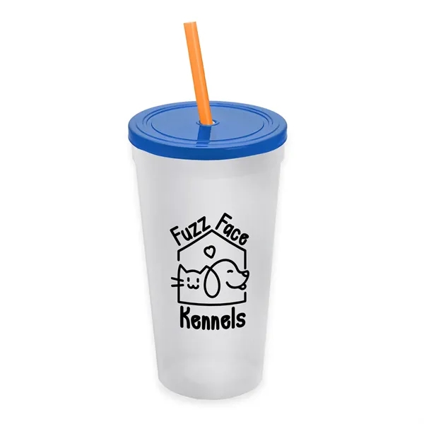 24 Oz. Stadium Cup With Straw And Lid... from ASI 40480 Koozie Group