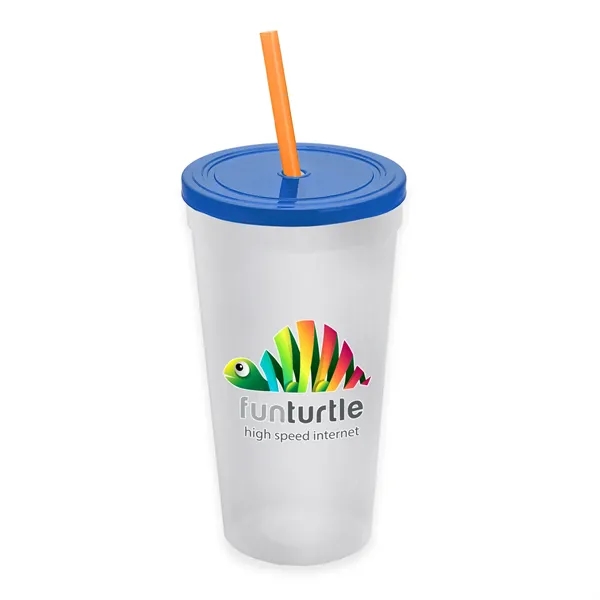 24 Oz. Stadium Cup With Straw And Lid... from ASI 40480 Koozie Group