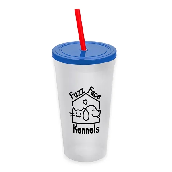 24 Oz. Stadium Cup With Straw And Lid... from ASI 40480 Koozie Group