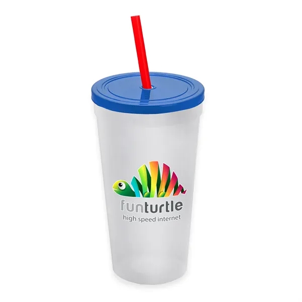 24 Oz. Stadium Cup With Straw And Lid... from ASI 40480 Koozie Group