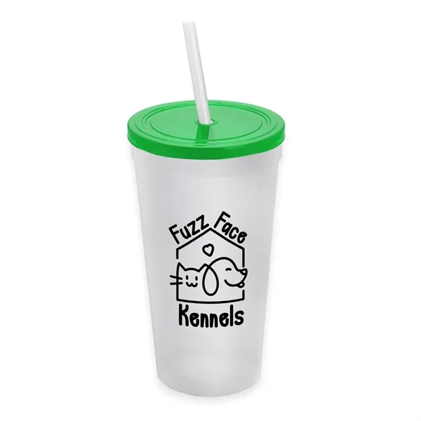 24 Oz. Stadium Cup With Straw And Lid... from ASI 40480 Koozie Group