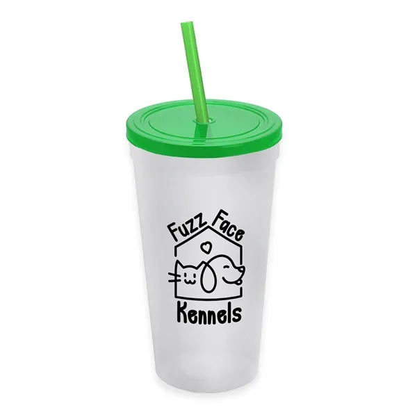 24 Oz. Stadium Cup With Straw And Lid... from ASI 40480 Koozie Group