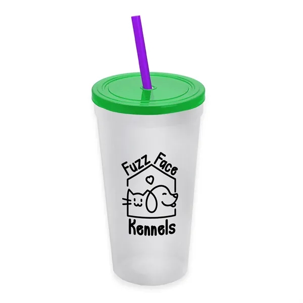 24 Oz. Stadium Cup With Straw And Lid... from ASI 40480 Koozie Group